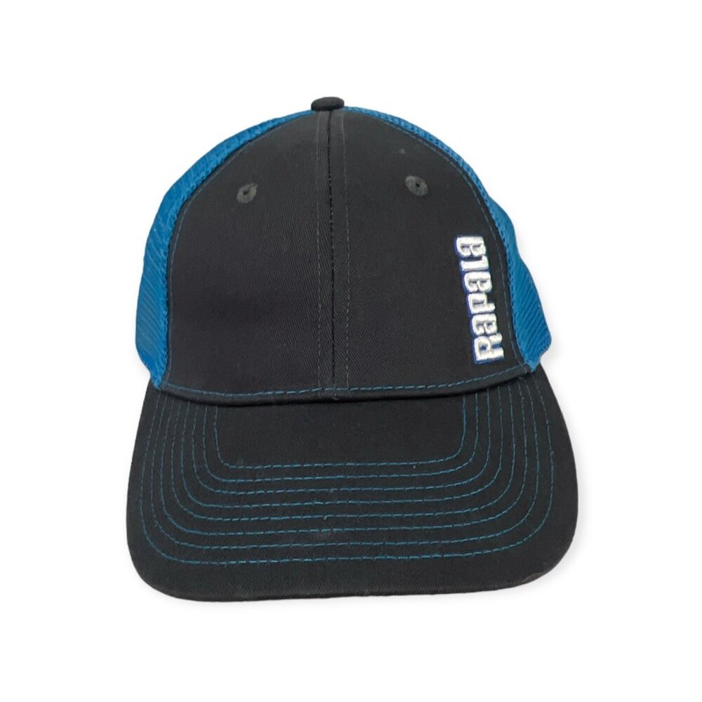 Rapala Fishing Lures Hat Cap Adjustable Snap‎ Back Gray & Blue Mesh NEW w/ Tag